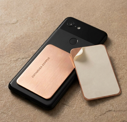Pure Copper Phone Patch – Self-Adhesive Copper Plate